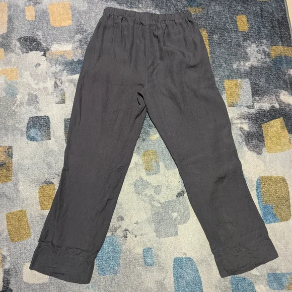 Parachute Dark Grey 100% Linen Lounge Pants Size M - Picture 6 of 7